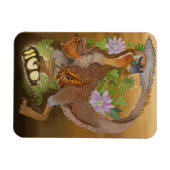 Dinosaur Raptor Jungle Art Magnet (Horizontal)