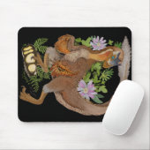 Dinosaur Raptor Jungle Art Mousepad (Mit Mouse)