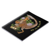 Dinosaur Raptor Jungle Art Notizblock (Linke Seite)