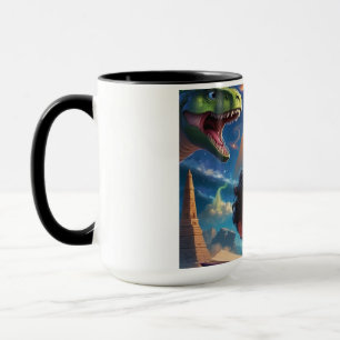 Dinosaur-Raum-Abenteuer-Tasse - Kinderlesebuch M Tasse