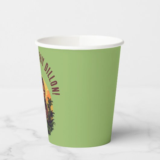 Dinosaur Rawr Birthday Pappbecher (Links)