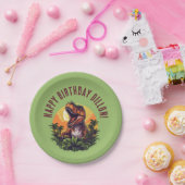 Dinosaur Rawr Birthday Pappteller (Party)