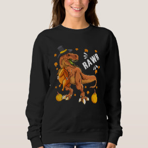 Dinosaur Rawr Erntedank Boys Turkey Saurus T Re Sweatshirt