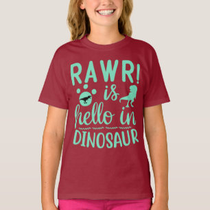 Dinosaur Rawr ist T - Shirt