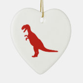 Dinosaur Red Keramikornament (Rechts)