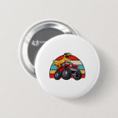 Dinosaur Reitmonster Truck Lazy Halloween Costu Button (Vorne & Hinten)
