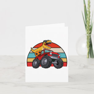 Dinosaur Reitmonster Truck Lazy Halloween Costu Karte