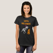 Dinosaur Rex Hexentrick oder Treat Halloween Costu T-Shirt (Vorne ganz)