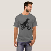 Dinosaur Riding Bike | Niedlich Bike-Dino Lovers T T-Shirt (Vorne ganz)