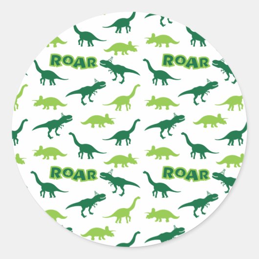 Dinosaur Roar Stickers (Vorderseite)