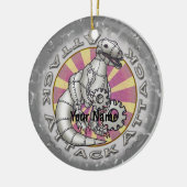 Dinosaur Robot-Ornament Keramik Ornament (Links)