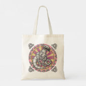 Dinosaur Robot Tote Bag Tragetasche (Rückseite)