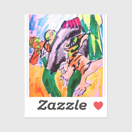 Dinosaur rocks  aufkleber (Blatt)