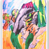 Dinosaur rocks  aufkleber (Vorderseite)