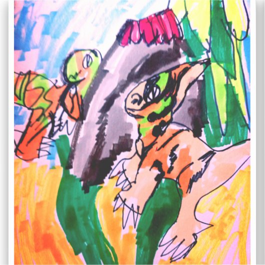 Dinosaur rocks  aufkleber (Vorderseite)