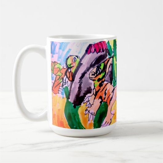 Dinosaur rocks  kaffeetasse (Links)