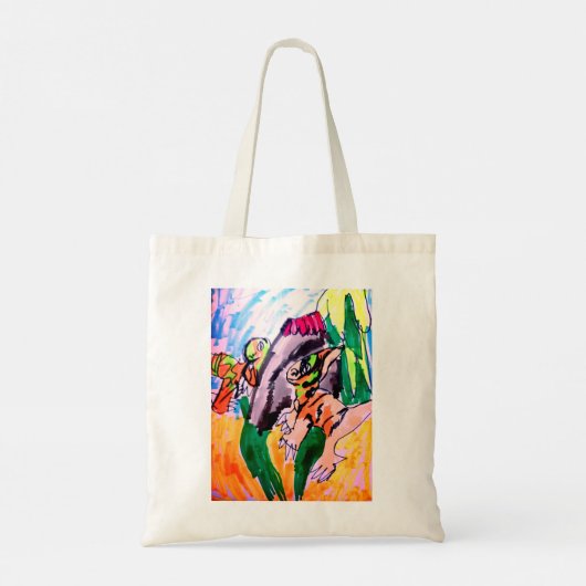 Dinosaur rocks  tragetasche (Rückseite)