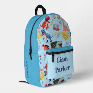 Dinosaur-Rucksack mit individuellem Namen für Jung Bedruckter Rucksack