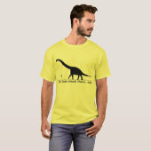 Dinosaur Run Funny Shirt Humor (Vorne ganz)