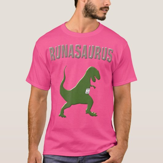 Dinosaur Runner Shirt T Rex Running Shirt Funny Ru (Vorderseite)