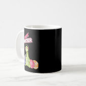 Dinosaur sagt Frohe Ostern Premium Tri-blend Kaffeetasse (Vorderseite Links)
