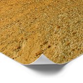 Dinosaur Sand Castle Poster (Ecke)