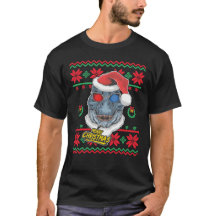 Dinosaur Santa T-Rex Ugly Christmas