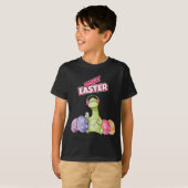 Dinosaur Say Happy Easter Premium Tri-blend  T-Shirt (Vorne ganz)