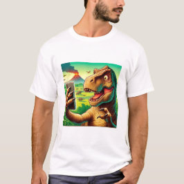 Dinosaur Selfie Shirt - Funny Dinosaur Lover Appar