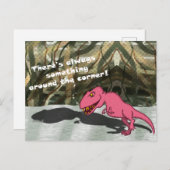 Dinosaur Shadow Postkarte (Vorne/Hinten)