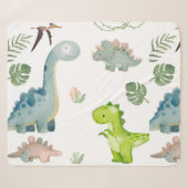 Dinosaur-Sherpa-Decke Sherpadecke (Vorderseite (Horizontal))
