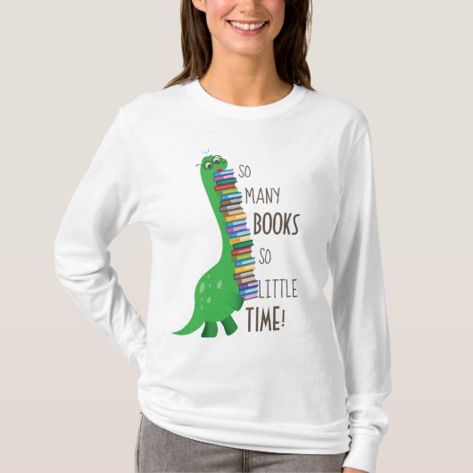 Dinosaur Shirt Geschenkideen für Buchliebhaber (Vorderseite)