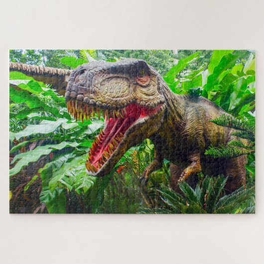 Dinosaur Singapore Zoo. Jigsaw Puzzle (Horizontal)