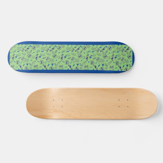 Dinosaur Skateboard (Horizontal)