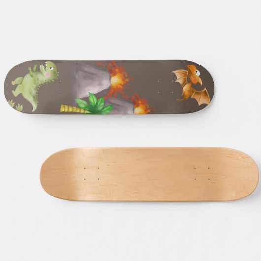 Dinosaur Skateboard (Horizontal)