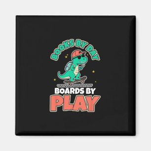 Dinosaur Skateboarding Bücher Dino Spiel Spaß Akti Magnet