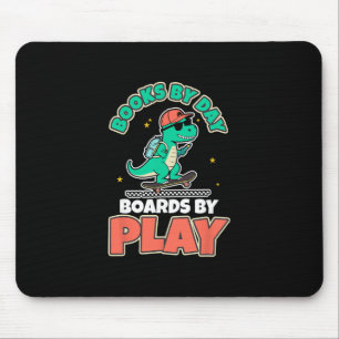 Dinosaur Skateboarding Bücher Dino Spiel Spaß Akti Mousepad
