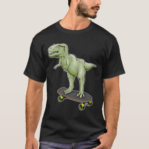 Dinosaur Skateboarding T-Rex Dino Dinosaurier  T-Shirt