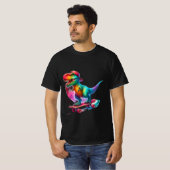 Dinosaur Skateboarding T-Shirt (Vorne ganz)