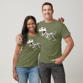 Dinosaur Skeleton Paleontologe T-Shirt (Unisex)
