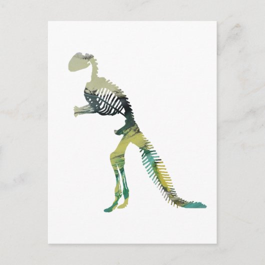Dinosaur Skeleton Postkarte (Vorderseite)