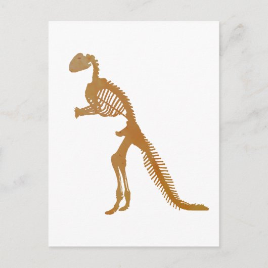 Dinosaur Skeleton Postkarte (Vorderseite)