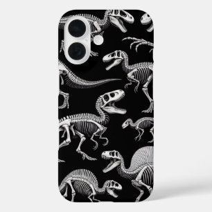 Dinosaur Skeletons Weiße Fossile Knochen iPhone 16 Hülle