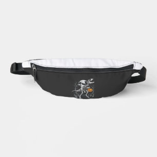 Dinosaur-Skelett-Halloween-Kürbis-Friedhof-Desi Bauchtasche