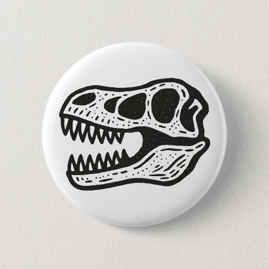 Dinosaur Skull Button (Vorderseite)