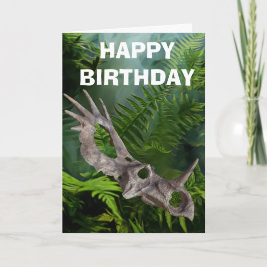 Dinosaur Skull Jussica PARTY Card Karte (Vorderseite)