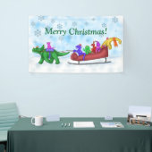 Dinosaur Sleigh Ride Banner (Messeveranstaltung)