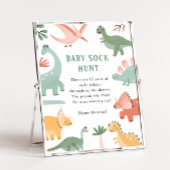 Dinosaur Sock Hunt Poster