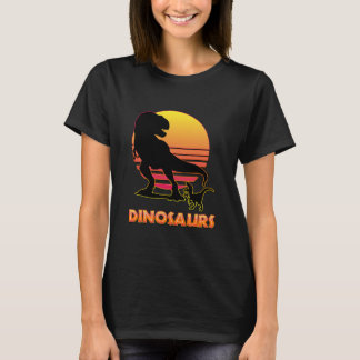 Dinosaur Sommer für Kinder Erwachsene Sommerfest T-Shirt