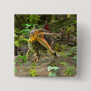 Dinosaur Spinosaurus Button